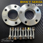 BMW rastafkės, rastafkių komplektai, 5x120, 72.6mm, 15mm, komplektas su varžtais, BMW F serija, išnešimo adapteriai